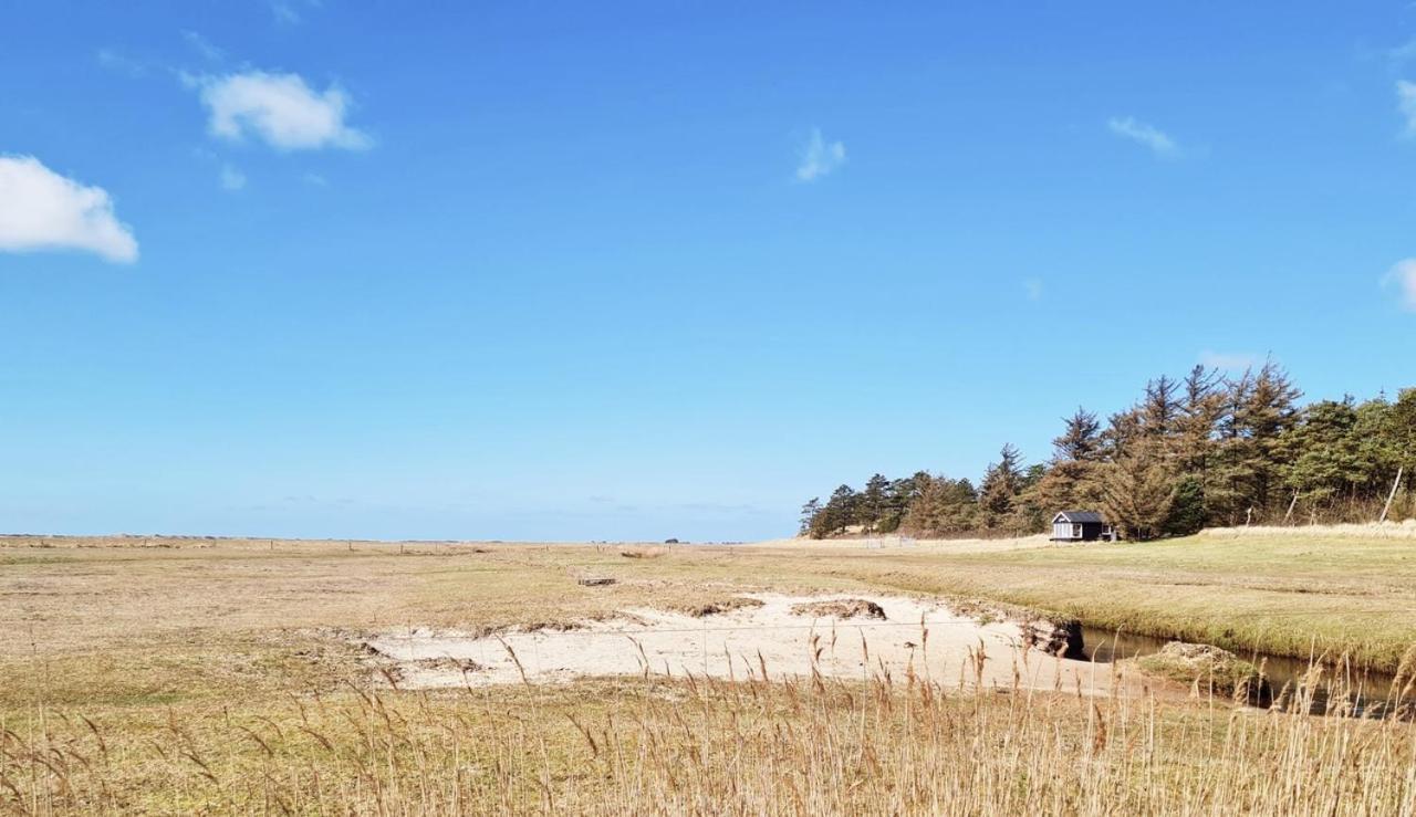 Knaldhytten Blåvand Buitenkant foto